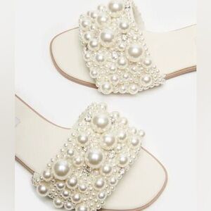 Steve Madden Knicky Embellished Slide Sandals